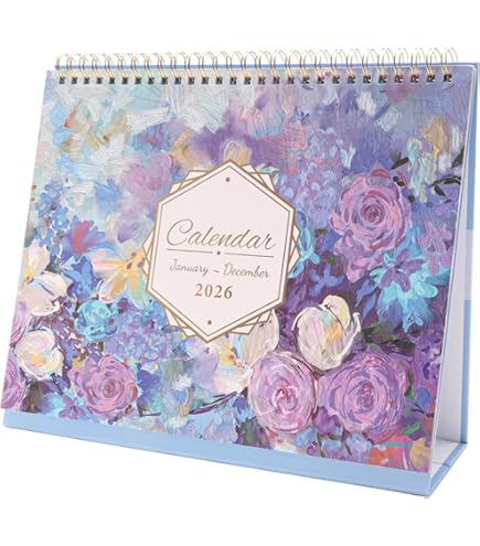 NUOBESTY Mini Desk Calendar July 2025 To December 2026 - View #2