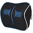Grin Health Memory Foam Car Neckrest Pillow Relieve Neck Pain, Headrest Pillow for Neck Support Car Travel Pillow for Comfortable Driving (Large, Black (Pack of 1)