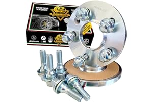 IGP IL GOMMISTA PROFESSIONISTA IGP 2 Distanziali Ruote 20 mm Compatibili Con Peugeot 307 CC dal 03 al 2013-308 4 fori dal 2007 al 2013-2008 3008 5008 dal 2012 > - 1007 type K - Partner dal 2003 > + bulloni Piatti con Rondella OEM