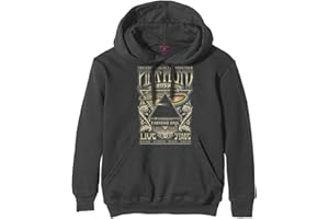 BAND MONKEY Pink Floyd Unisex Pullover Hoodie Carnegie Hall Poster