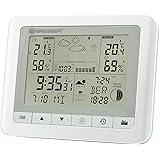 Bresser Wetterstation Funk mit Aussensensor TemeoTrend WF mit Innen-/Außentemperatur und Luftfeuchtigkeit, 6-Stunden-Wettervo