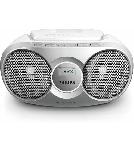 Philips TAZ6000 Multifunktions-CD-Player – Mit DAB+/FM-Radio, Bluetooth 5.4, USB, Dynamic Bass & Kopfhöreranschluss