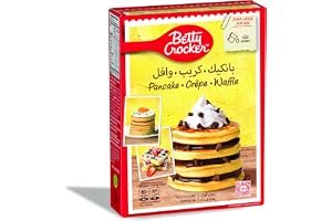 Betty Crocker Butter Milk Pancake Crepes & Waffle Mix, Quick and Easy, Delicious Breakfast in Just a Few Minutes, Serves Up to 16
