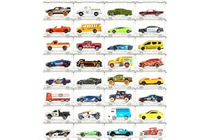Saichotoy Displayfodral kompatibelt med Hot Wheels, Stapelbar leksaksbilförvaring, transparent organiserare för 1/64 skala fo