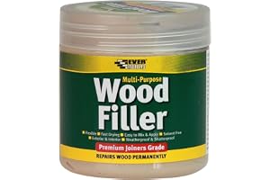 Everbuild Multifunktionellt träfyllmedel – lämplig för inomhus- och utomhusbruk – sandbar – vit – 250 ml