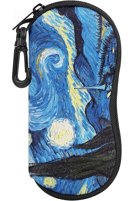 Custodia Porta Occhiali In Neoprene Morbido - Con Clip Da Cintura E Cerniera - Multiuso Per Occhiali E Accessori - Foto 7