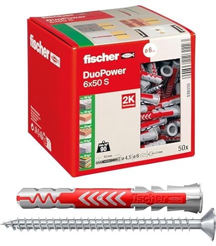 Tasselli A Percussione 6x80mm - 25 Pezzi Per Calcestruzzo E Mattone - Foto 9