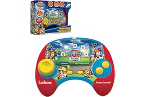 Lexibook, La Pat' Patrouille, Power Console®, Console de Jeux éducative bilingue Français/Anglais avec 100 activités, JCG100PAi1