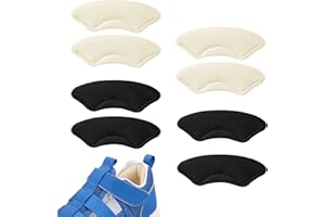 ‎EQLEF Fersenpolster Schuhe für Kinder- und Damenschuhe, selbstklebende Schuhe, Ferseneinsätze zum Verhindern von Reiben und Rutschen (4 Paar)