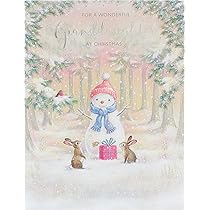 Nigel Quiney Granddaughter Christmas Card Festive Flower Tree Design - View #10