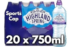 BLISSIFY High land Still Water Natural Mineral Water - Sports Cap 750ml - Pack of 20