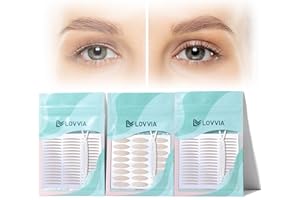 LOVVIA - Kit párpados Lovvia, kit de tiras invisibles para levantar párpados, cintas para párpados caidos, pegatinas de párpados dobles, eyelid tape, 144 Pcs (PACK S)