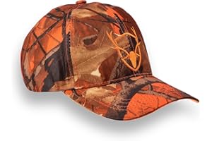 Royal Hunter® Berretto da cacciatore, berretto da caccia di alta qualità in colore segnaletico, arancione, per caccia alle pressioni e caccia alla caccia, visibilità e sicurezza ottimali, con cervi