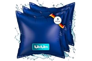 IVEUM Poolkissen Winter 120cmx120cm – Pool Kissen Überwinterung - Poolabdeckung Winter – Pool Luftkissen – Kissen Pool…