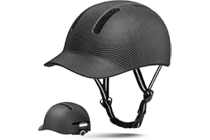 Shinmax Casco Bicicleta Hombre Mujer, Cascos Ciclismo con Pantalla Viajeros Urbanos, Casco Bicicleta Adulto Ajustable Casco Patinete Electrico Adulto