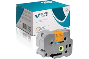 specmark Nastro TZe-B61 36mm x 5m Nastro nero su arancione fluorescente compatibile con la stampante Brother PT P-touch AZe-B61 EZe-B61 TZ-B61 TZ2-B61