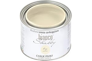 BIANCO SHABBY biancoShabby® Chalk Paint Beige Sabbia Pintura Shabby Chic Vintage para Muebles y Paredes Extra Mate vuelva a dar color fácilmente todo tipo de material sin lijar (500 ml Paquete de 1)