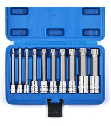 Master Mechanic TV1214112 12-Pc. Metric Socket Set, 1/4-In. Drive