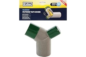 Exitex Insulated Outside Tap Cover – Winter Frost Protection for Outdoor Garden Taps, Fits Most Standard Taps, Tap Usable When Fitted, Easy to Install