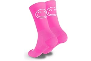 HappyTraining Chaussettes de sport, respirantes, thermorégulatrices, talon et pointe renforcés, parfaites pour la course, le crossfit, le cyclisme, running