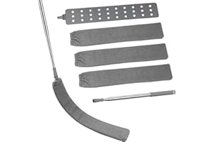 Lectorias Wysuwany Miotełka Do Kurzu Szczotka, Miotełka Narożna z 4 Zapasowych ściereczek