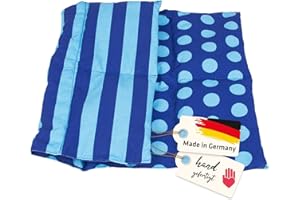 ASIGO® Cojín Térmico con Semillas de Trigo para Calentar en Microondas u Horno | Ideal para Aliviar el Dolor Cervicales, Articular, Espalda | Almohada para Cuello | 8 Celdas - 45x29cm - 100% Algodón