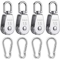 Set Puleggia Per Cavi In Acciaio Inox, Set Di - Foto 3