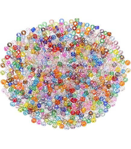 Rocailles 2mm Stift Perlen 100g Schmuck Basteln Röhre Glasperlen Farbauswahl