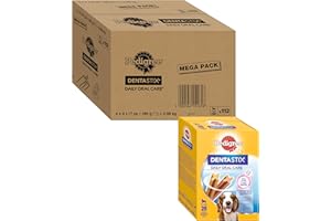 PEDIGREE Dentastix Bâtonnets à Mâcher pour Moyen Chien – Friandises pour l'hygiène bucco-dentaire – 112 pieces
