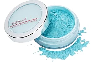 Impala - Sombra de Ojos en Polvo Color Turquesa Nº 20 | Sombra de Ojos Profesional | Cobertura Suave y Natural | Fácil Aplica