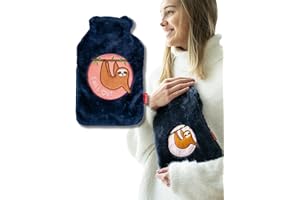 soxo Plush Hot Water Bottle Cover Hand Warmer Neck Period Back Pain Relief Kids Hot-Water Bottles Chill Out