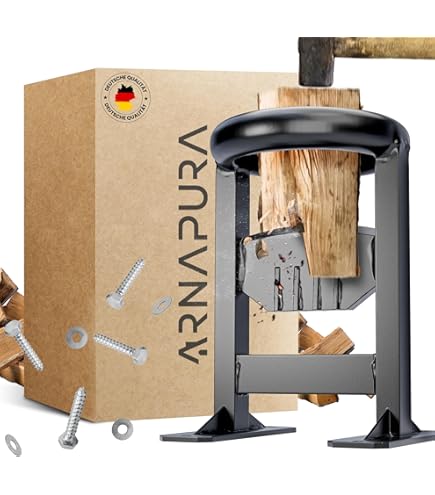 Brennholz-Anzündspalter Manuell - Wandmontage Für Einfaches Holzspalten