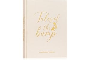 Lanpn My Pregnancy Journal Memory Book for First Time Mom, 156 Page Pregnant Announcement Must Have Planner Scrapbook, Mom to Be Keepsake Gift Pregnancy Tracking Diary for Expecting New Parent Beige