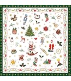 Serviette En Papier Serviettes Cocktail En Papier Homéa - Lot De 20 Serviettes 3 Plis 25x25cm Doré - Pour Apéritif Et Réceptions Tovaglioli Cocktail