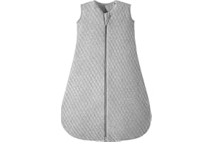 Yoofoss Baby Sleeping Bag 2.5 Tog - 0-6 Months Winter Sleeping Bag Baby 100% Organic Cotton Sleep Sack for Newbron Infant Toddler Quilted Warm Soft