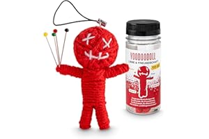 SCHERZBOUTIQUE Voodoo Lalka w puszce | zabawna mini lalka voodoo na wynos | miłość i przyjaźń voodoo doll | wyimaginowane kary dla byłych chłopaków, byłych żon, byłych mężów, starych/nowych byłych byłych