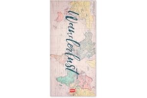 Legami – Telo Mare, Tema: Travel, Asciugatura rapida, Asciugamano Ultra-assorbente in Microfibra, Compatto, Leggero da Trasportare, Misure: 85x180 cm, per Spiaggia, Piscina, Mare, Giardino