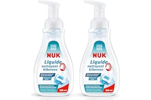 Nuk - Liquido per stoviglie per biberon e accessori, 380 ml (Confezione da 2)
