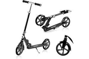 lionelo Luca Monopattino Pieghevole per Bambini Fino a 100kg Regiolable e Leggero Solo