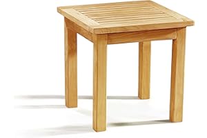 Jati Teak Wood Occasional Square Garden Side Table Brand, Quality & Value