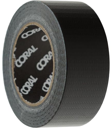 JVCC Hazard Duct Tape – Sicherheits-Klebeband | Schwarz Mit Gelben Streifen, 2 Zoll X 60 Yards, Rückstandsfrei