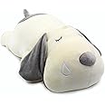 Vintoys Sleeping Dog Hugging Pillow Stuffed Animals Plush Soft Toy Grey 23.5"