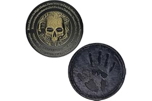 FaNaTtik The Elder Scrolls IV: Oblivion Dark Brotherhood Medaljong – Begränsad upplaga Samlarobjekt (officiellt licensierad, 70 mm diameter, svart och guld dubbelpläterad, individuellt numrerad)
