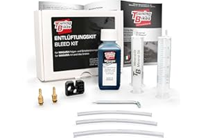 TUNING BIKES TB kit spurgo/kit da manutenzione per freni a disco di Magura - set di spurgo con olio minerale/liquido per freni di biciclette