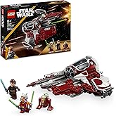 LEGO Star Wars Ahsoka’s Jedi Interceptor Building Toy Features 2 Minifigures with Lightsabers Incl. Anakin Skywalker, plus an