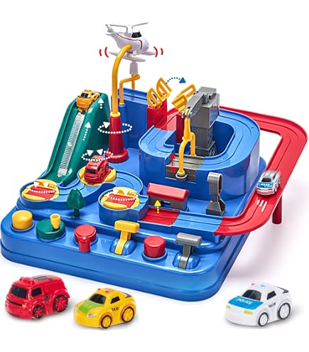 Circuit De Course Tomy Racing Circuit - Jouet Mécanique Vintage