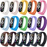 iVoler Cinturino Mi Band 7/Mi Band 6/6 NFC/Mi Band 5/Amazfit Band 5, Bracciale Cinturini di Ricambio per Xiaomi Mi Band 5/6 C