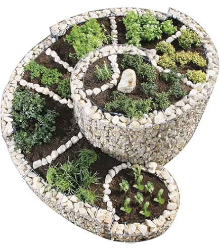 8240 Lit Surélevé à Gabion - Bac à Fleur Jardinière Balcon Ou Terrasse - Acier Galvanisé