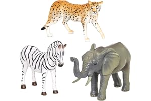 Terra by Battat Jungle Animals (Zebra, Elephant & Cheetah)