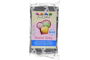 ‎FUNCAKES Funcakes Rollfondant in vielen verschiedenen Farben -250g- (Stone Grey)